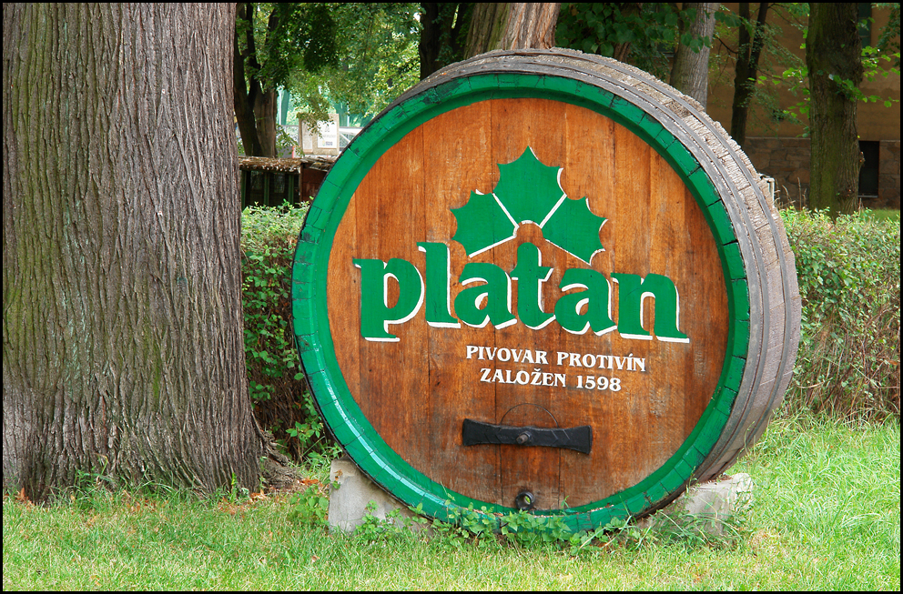 Tønde med øl fra Platanøl Platan øl tønde